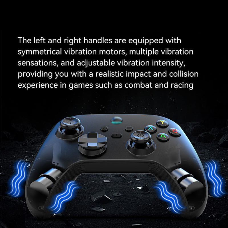 💥【LIMITED TIME 50% OFF】🔥 Multiplatform Bluetooth Controller | PC/Switch/Android/iOS | Ergonomisch Ontwerp | 400mAh Batterij | Zwart/Grijs
