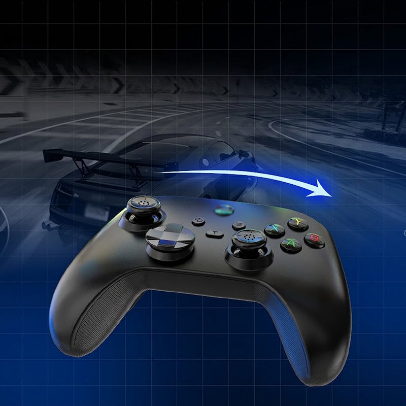 💥【LIMITED TIME 50% OFF】🔥 Multiplatform Bluetooth Controller | PC/Switch/Android/iOS | Ergonomisch Ontwerp | 400mAh Batterij | Zwart/Grijs