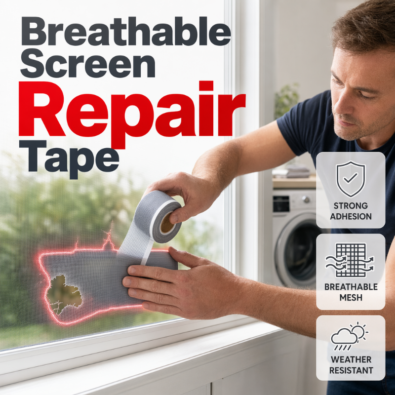 🛠️ Multifunctionele gaasreparatietape – scheuren, gaten of losse randen? 1 tape lost alles op! 💪