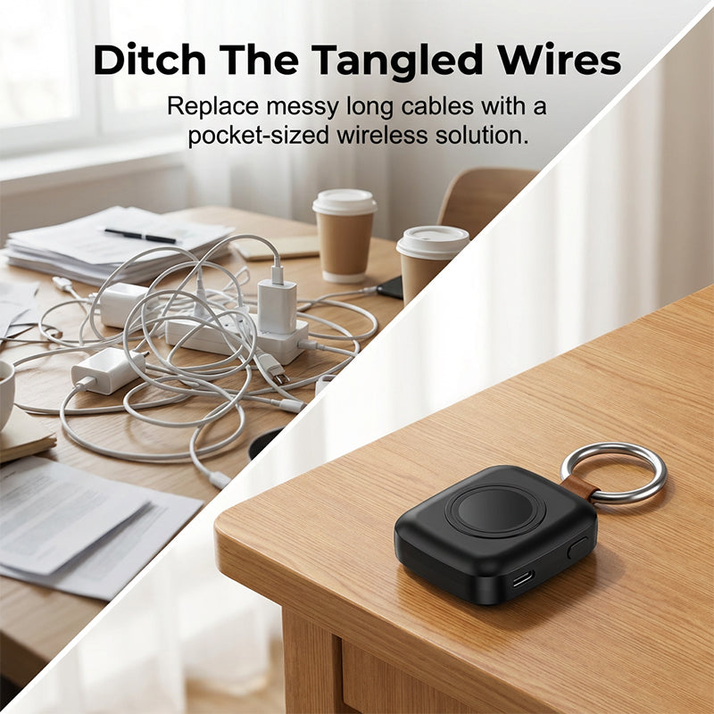 ⌚ 50% korting! Draagbare smartwatch oplader – 10.000 mAh, magnetisch draadloos laden & sleutelhanger ontwerp. Altijd een reservebatterij bij de hand! ✨🔋