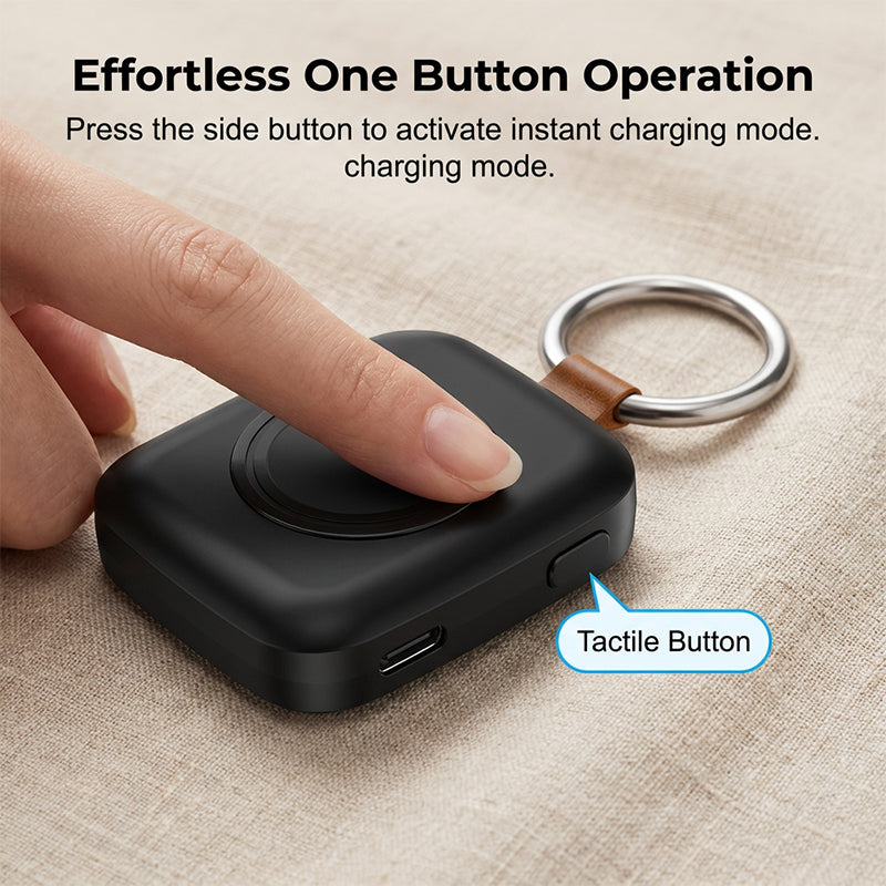 ⌚ 50% korting! Draagbare smartwatch oplader – 10.000 mAh, magnetisch draadloos laden & sleutelhanger ontwerp. Altijd een reservebatterij bij de hand! ✨🔋