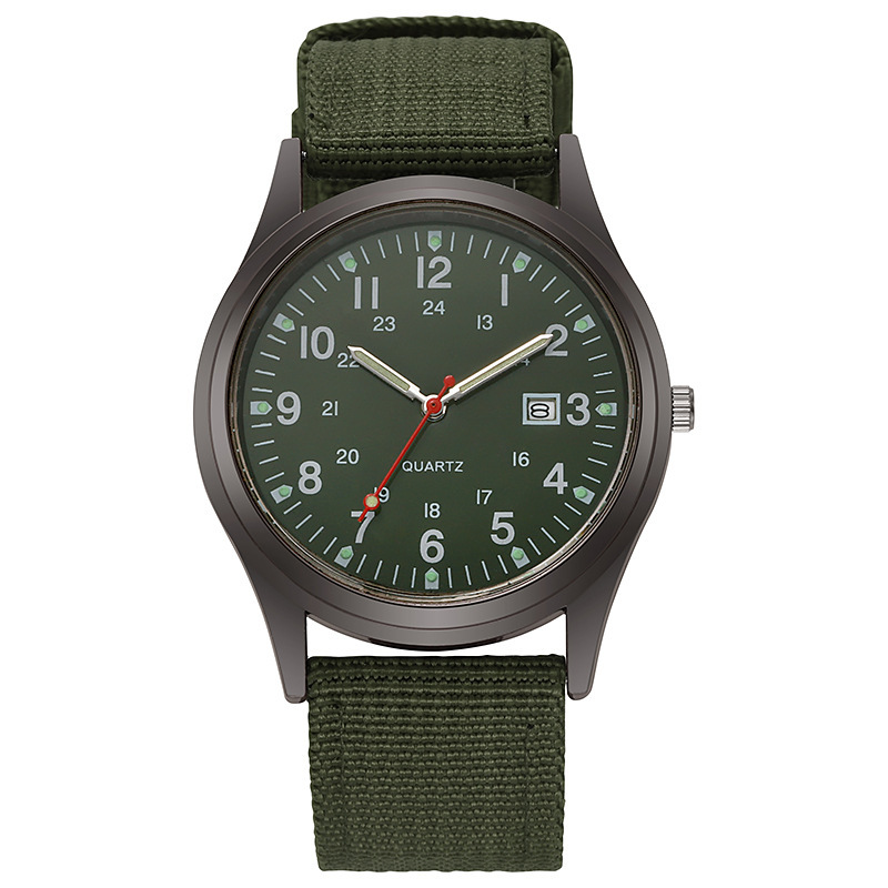 ⌚ Klassiek quartz horloge met lichtgevende wijzers – draagbaar, stijlvol en 24/7 afleesbaar in het donker.