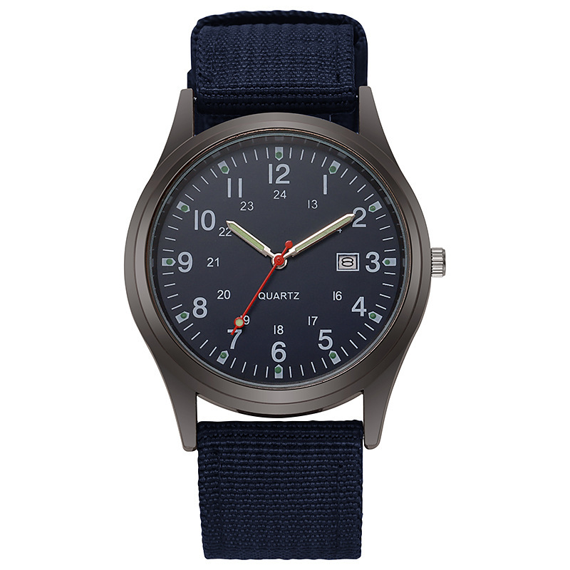 ⌚ Klassiek quartz horloge met lichtgevende wijzers – draagbaar, stijlvol en 24/7 afleesbaar in het donker.