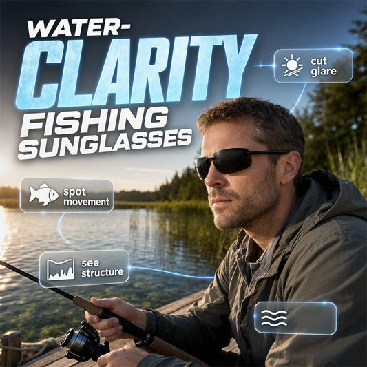 50% KORTING! 🎣 Ultralichte gepolariseerde viszonnebril – verblindingsvrij & UV400 – Perfect voor vissen, varen of het strand – vermindert schitteringen en biedt optimale bescherming voor de ogen 🌊☀️