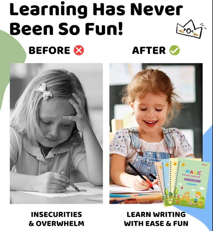🔥Superaanbieding📓 Magische schrijfboekjes voor kinderen