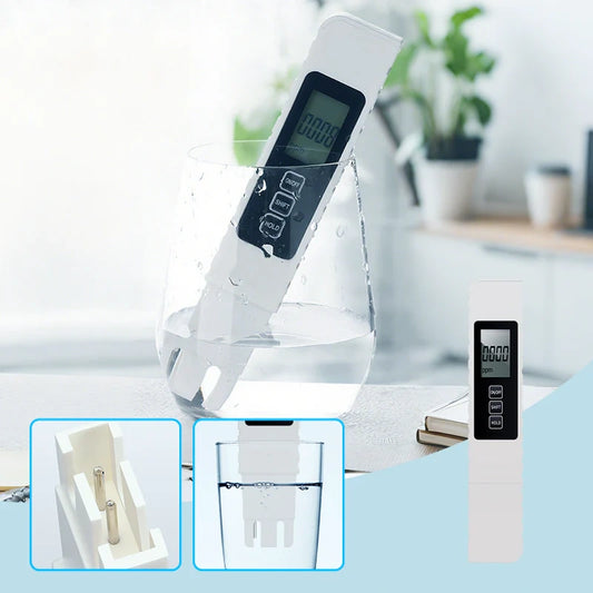 💧 3-in-1 TDS-watertester – meet zuiverheid, temperatuur en geleidbaarheid in 1 seconde! ⚡