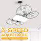 🚁 Drone-model ventilatorlamp met afstandsbediening – 3 snelheden, E27-fitting, koel & functioneel! ✨