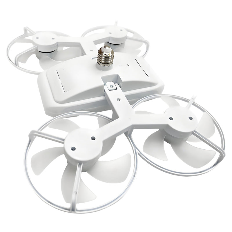 🚁 Drone-model ventilatorlamp met afstandsbediening – 3 snelheden, E27-fitting, koel & functioneel! ✨