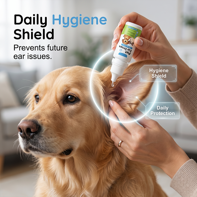 Oorreinigingsdruppels voor honden en katten