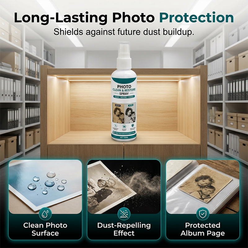 🖼️Desconto de 50% no último dia 🧴 ✨Spray de limpeza e restauração de fotos
