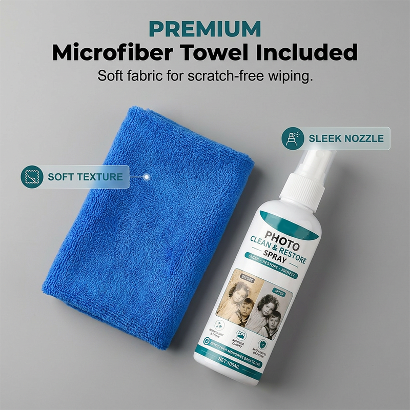 🖼️Desconto de 50% no último dia 🧴 ✨Spray de limpeza e restauração de fotos