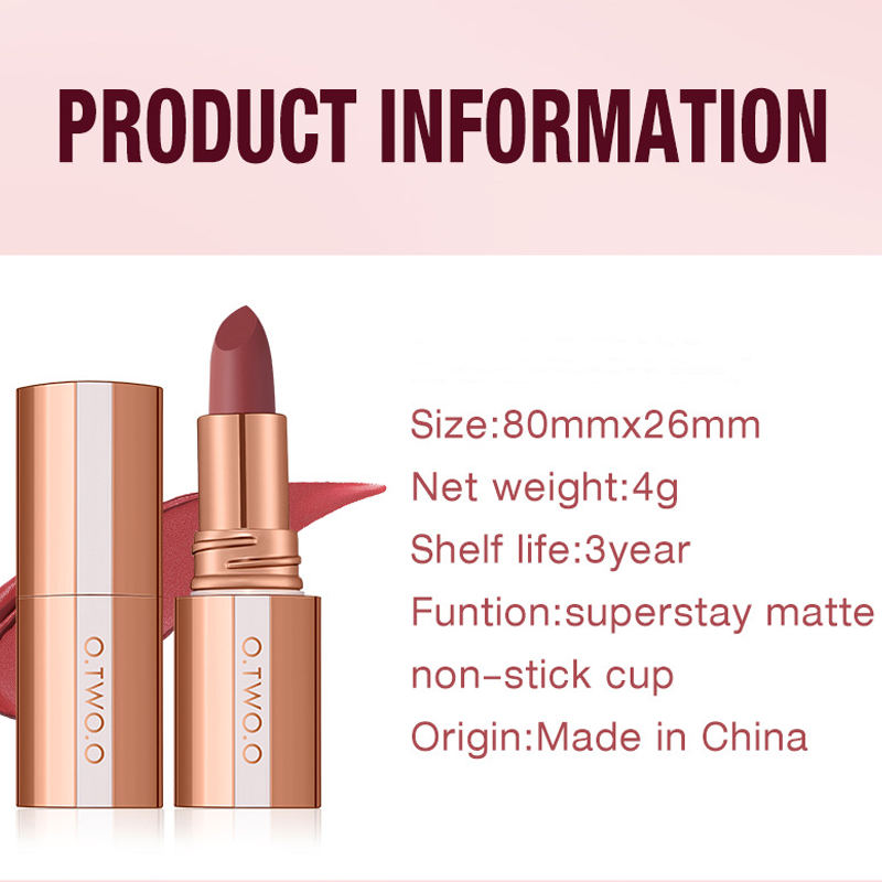 💄 24u matte lippenstift – blijft zitten, voelt licht en droogt niet uit, de hele dag perfect.