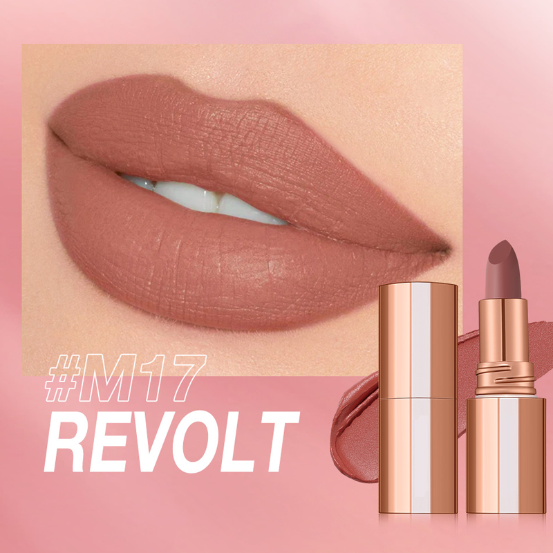💄 24u matte lippenstift – blijft zitten, voelt licht en droogt niet uit, de hele dag perfect.