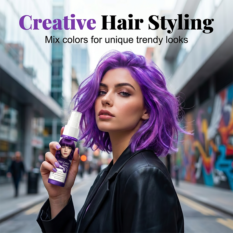 🎨 Tijdelijke haarkleurspray – 30 ml, snel aanbrengen, uitwasbaar en perfect voor elk feestje! ✨