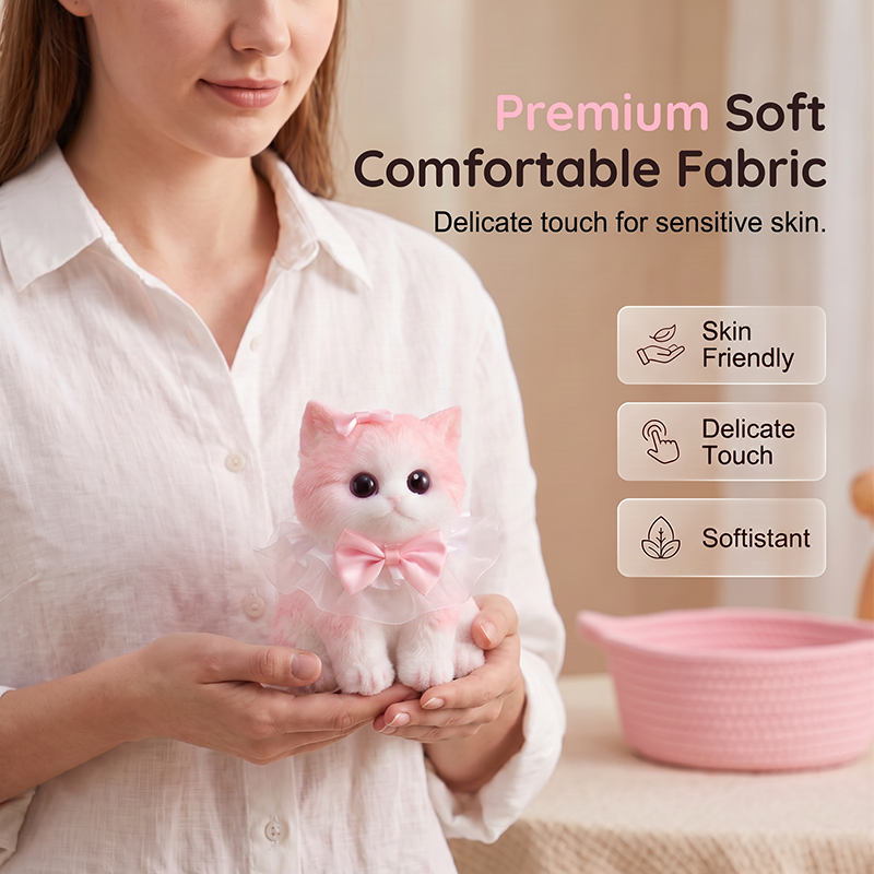 🐱 50% korting! Schattige kattenknuffel – ultrazacht siliconen, langzaam terugverend & stressverlagend. Perfect voor bureau, studie & als cadeau – 11 stijlen! ✨💕