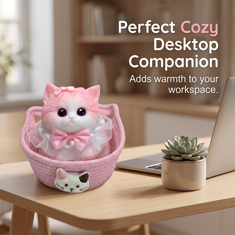 🐱 50% korting! Schattige kattenknuffel – ultrazacht siliconen, langzaam terugverend & stressverlagend. Perfect voor bureau, studie & als cadeau – 11 stijlen! ✨💕