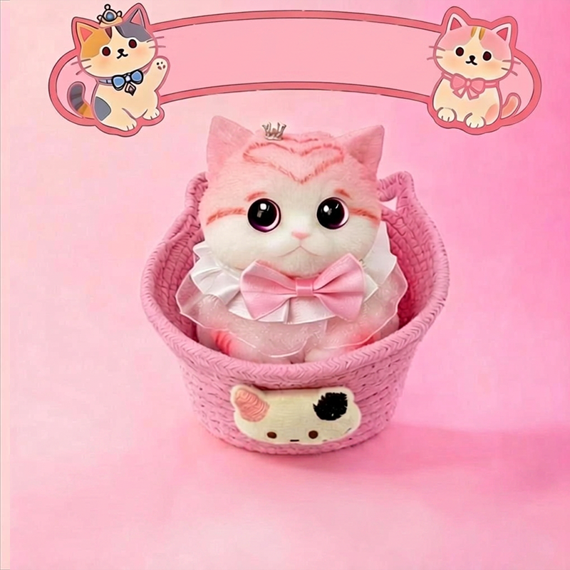 🐱 50% korting! Schattige kattenknuffel – ultrazacht siliconen, langzaam terugverend & stressverlagend. Perfect voor bureau, studie & als cadeau – 11 stijlen! ✨💕