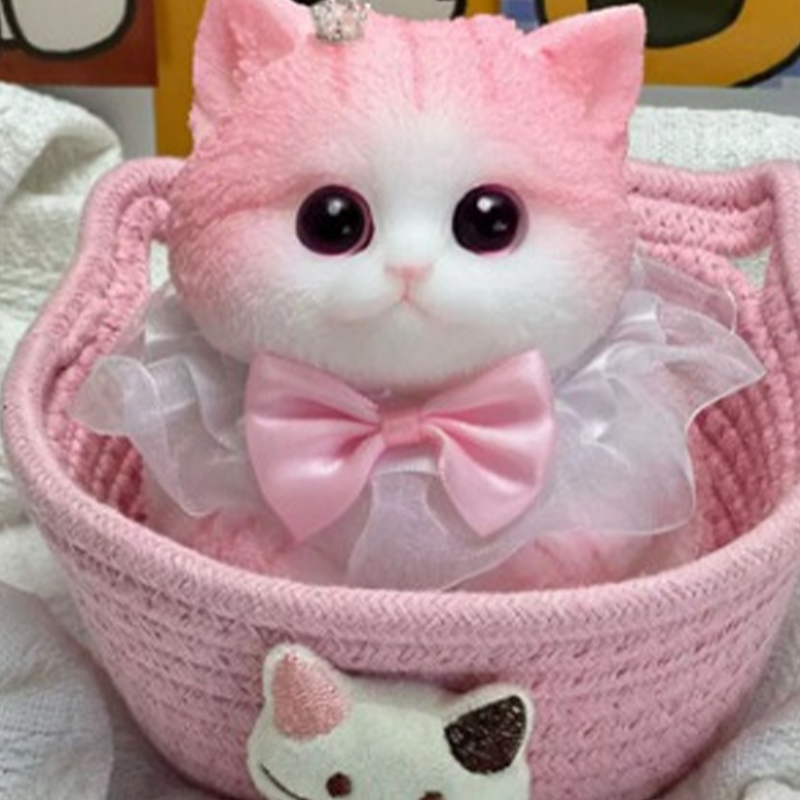 🐱 50% korting! Schattige kattenknuffel – ultrazacht siliconen, langzaam terugverend & stressverlagend. Perfect voor bureau, studie & als cadeau – 11 stijlen! ✨💕