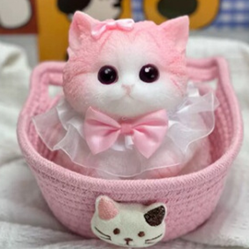 🐱 50% korting! Schattige kattenknuffel – ultrazacht siliconen, langzaam terugverend & stressverlagend. Perfect voor bureau, studie & als cadeau – 11 stijlen! ✨💕