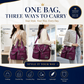 👜 Waterdichte totebag met 3 manieren dragen – ruim, stevig en perfect voor werk, sport of reis.