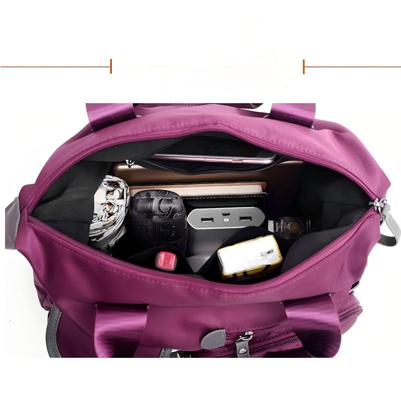 👜 Waterdichte totebag met 3 manieren dragen – ruim, stevig en perfect voor werk, sport of reis.
