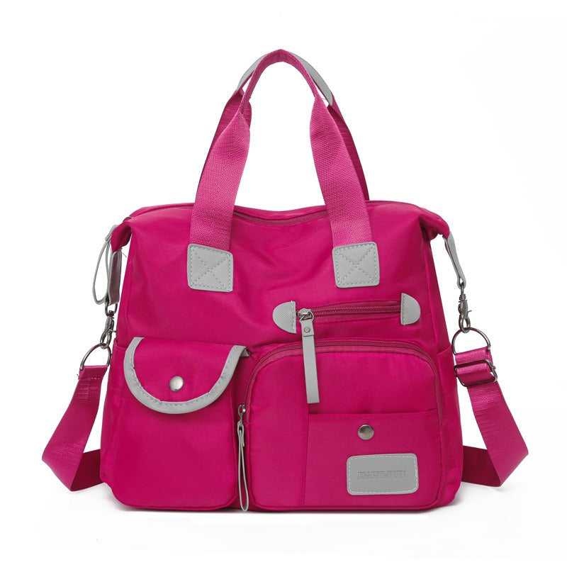 👜 Waterdichte totebag met 3 manieren dragen – ruim, stevig en perfect voor werk, sport of reis.