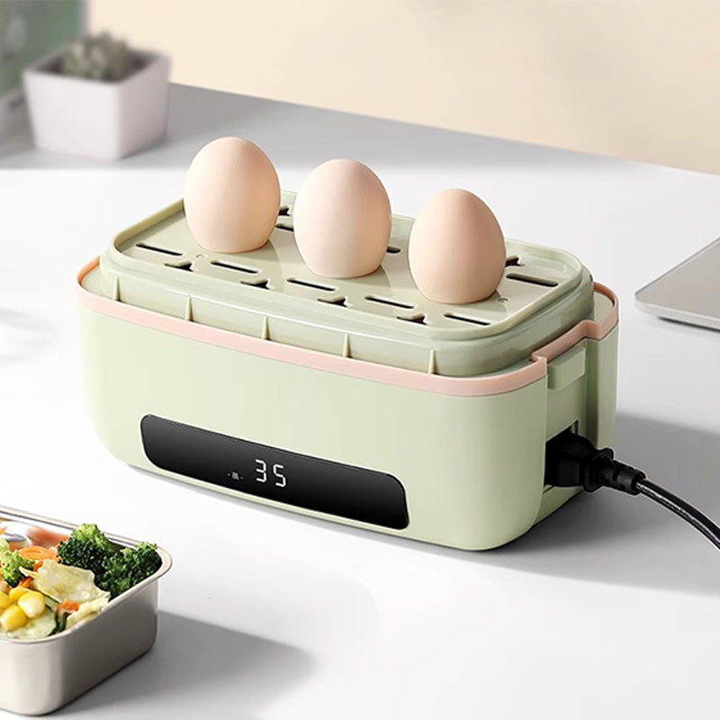 🔥 Draagbare elektrische lunchbox – verwarmt eten in 30 min, ideaal voor werk, school en onderweg.