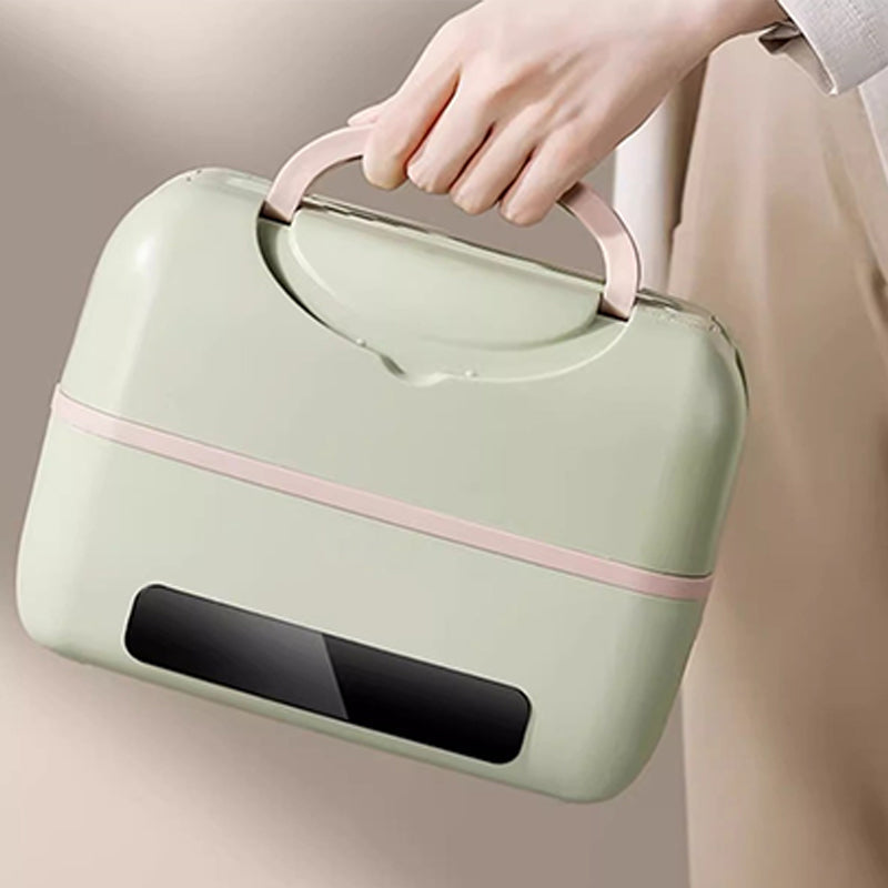 🔥 Draagbare elektrische lunchbox – verwarmt eten in 30 min, ideaal voor werk, school en onderweg.