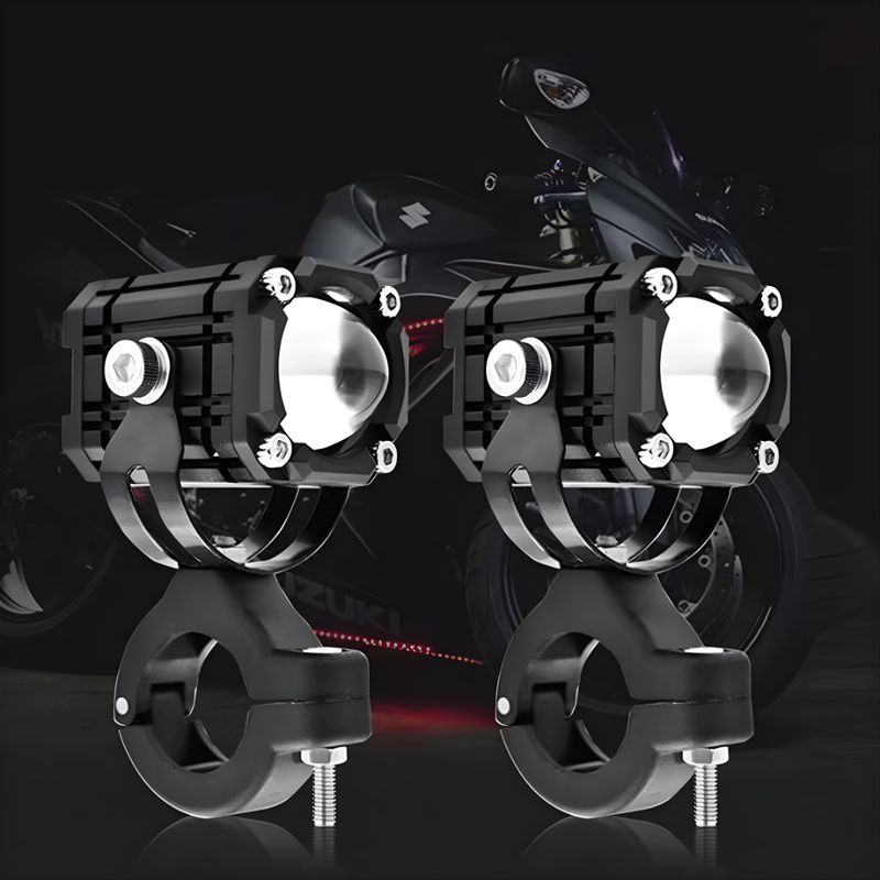 🎉 2026 Sale — Meer dan 40.000 Verkocht! 🏍️ Universele Motor LED Spotlights – Dubbele Bundel & Allweer Waterdicht 💡