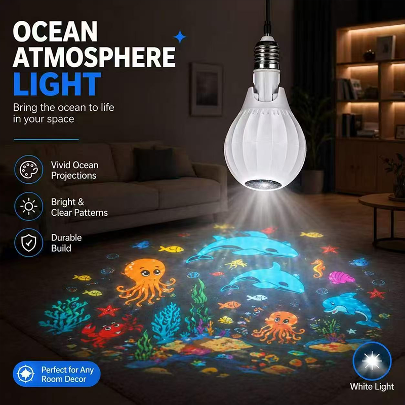 💡 180° draaibare LED-projectielamp – werpt licht en patronen, verstelbare hoek voor elke kamer.