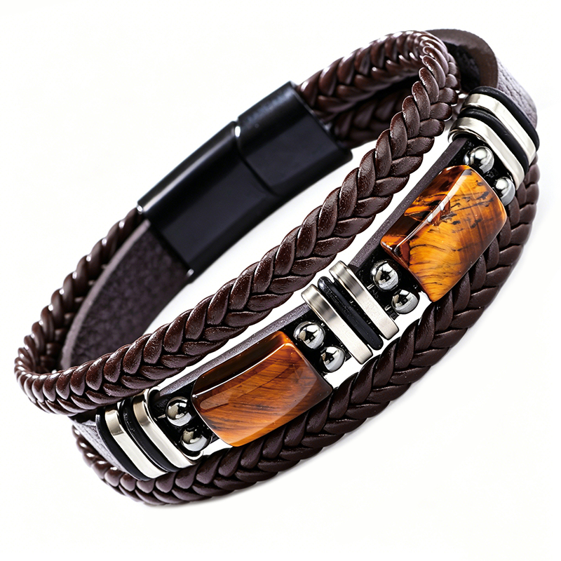 🏷️ 50% korting! Gevlochten PU armband – trendy, verstelbaar en perfect voor elke pols.