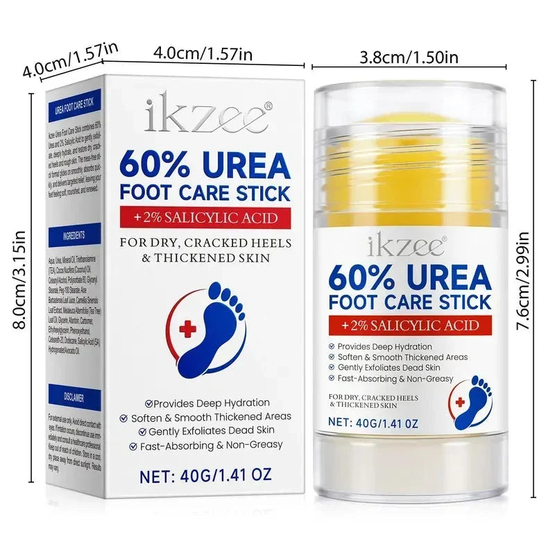 🎉42K+ Sold 🦶 Urea Foot Care Stick, Intensive Moisturizing Balm for Dry Cracked Heels & Dead Skin
