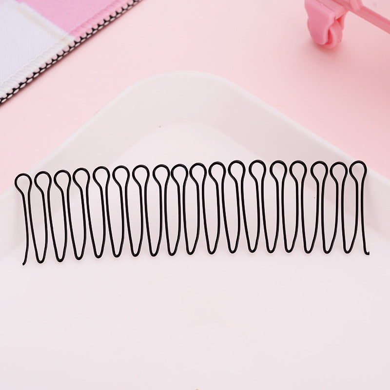 💇 Flexibele onzichtbare haarkam – temt pluizige haartjes, blijft onzichtbaar en past in elke tas