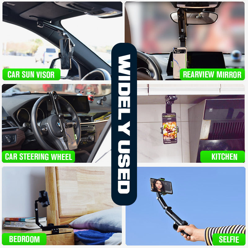 🚗 50% korting! Multifunctionele zonneklep telefoonhouder – ooghoogte voor veilig rijden, 360° draaibaar & eenhandig te bedienen. Universeel! ✨📱