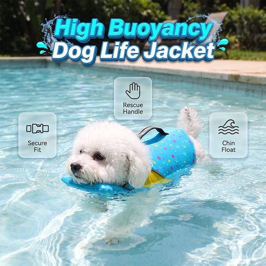 ☀️ Summer Deal! Reddingsvest voor honden – blijft drijven, opvallend veilig en perfect voor het strand.