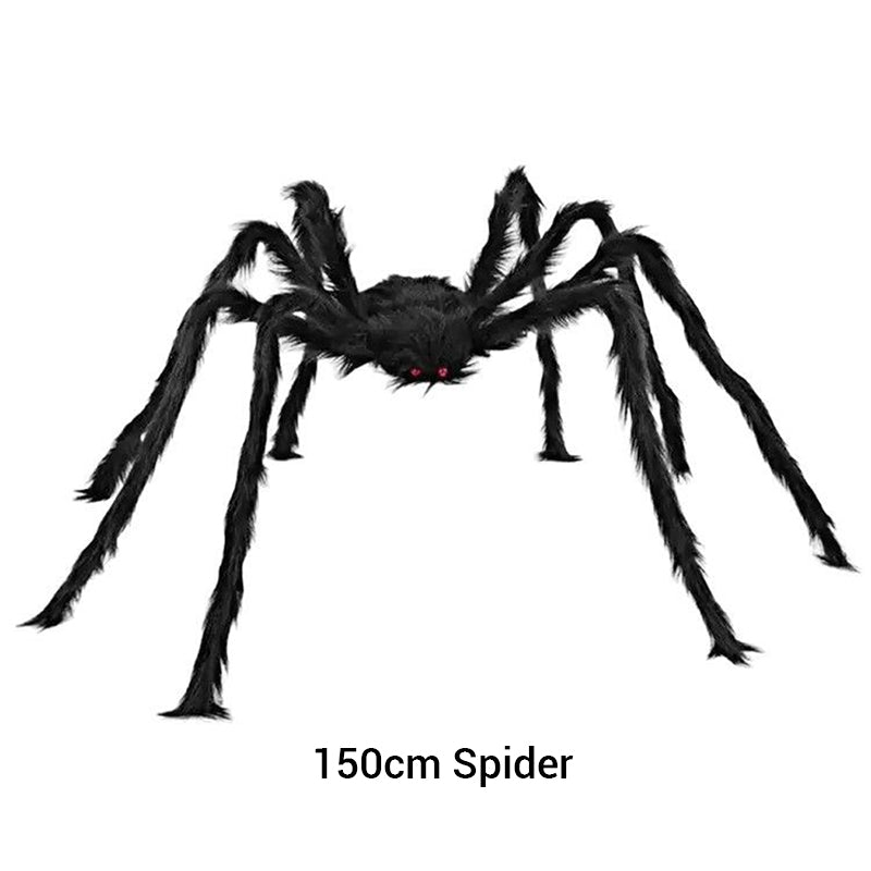 🕷️🎃 50% korting! Reuze Halloween spin – 👀 lichtgevende ogen, 💀 opvallende tuindecoratie – perfect voor enge avonden!