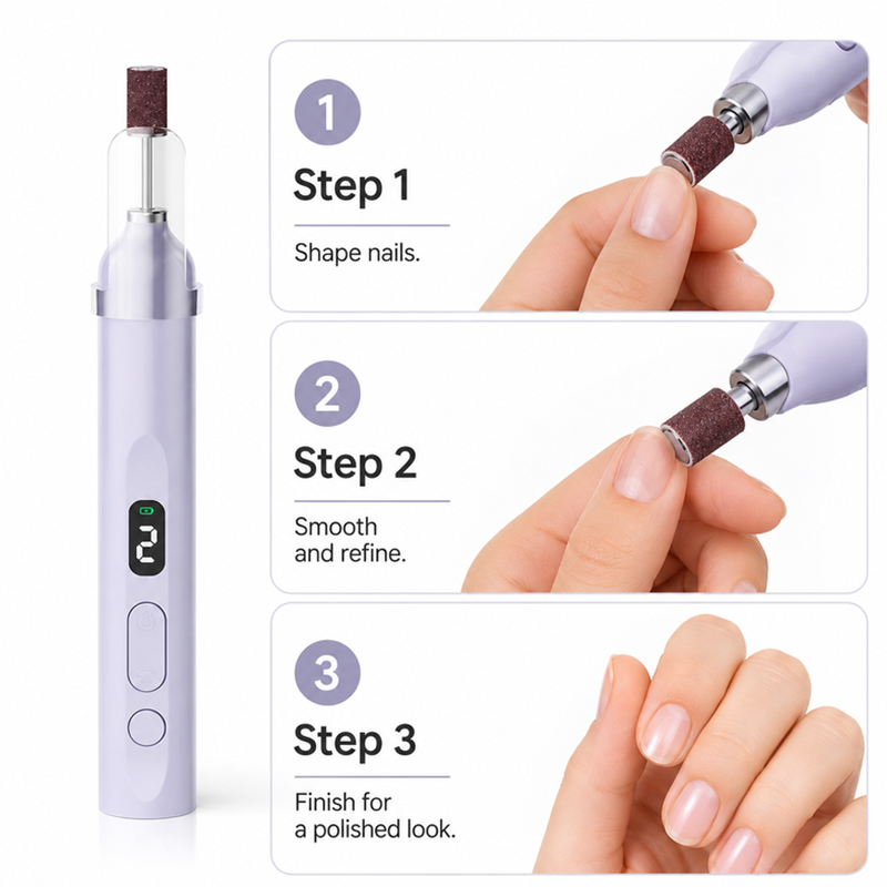 Draagbare multifunctionele elektrische nagelboormachin