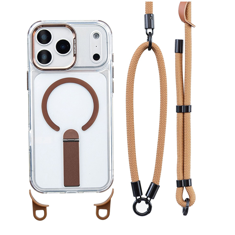 📱 Multifunctioneel Telefoonhoesje met Nekkoord & Standaard