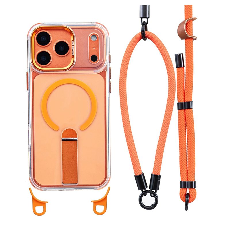 📱 Multifunctioneel Telefoonhoesje met Nekkoord & Standaard