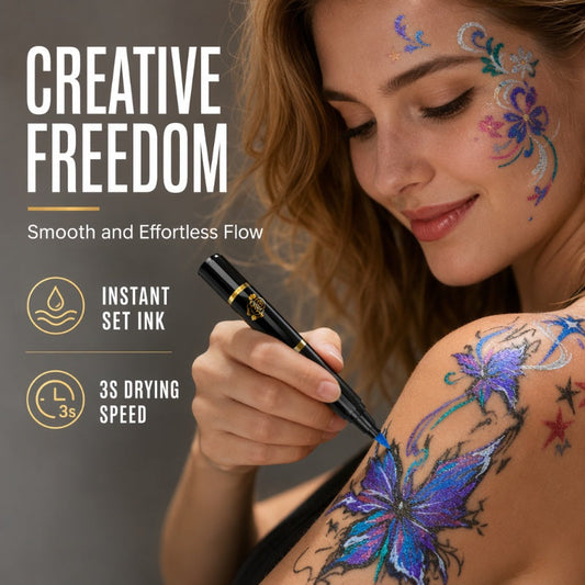 🔥 Heute -50 %! 🎨 10-Farben Body-Art-Stift-Set – hautfreundlich & kreative Designs für jeden Anlass