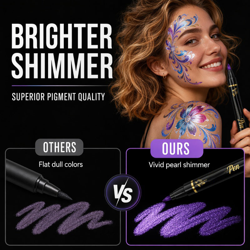 🔥 Heute -50 %! 🎨 10-Farben Body-Art-Stift-Set – hautfreundlich & kreative Designs für jeden Anlass