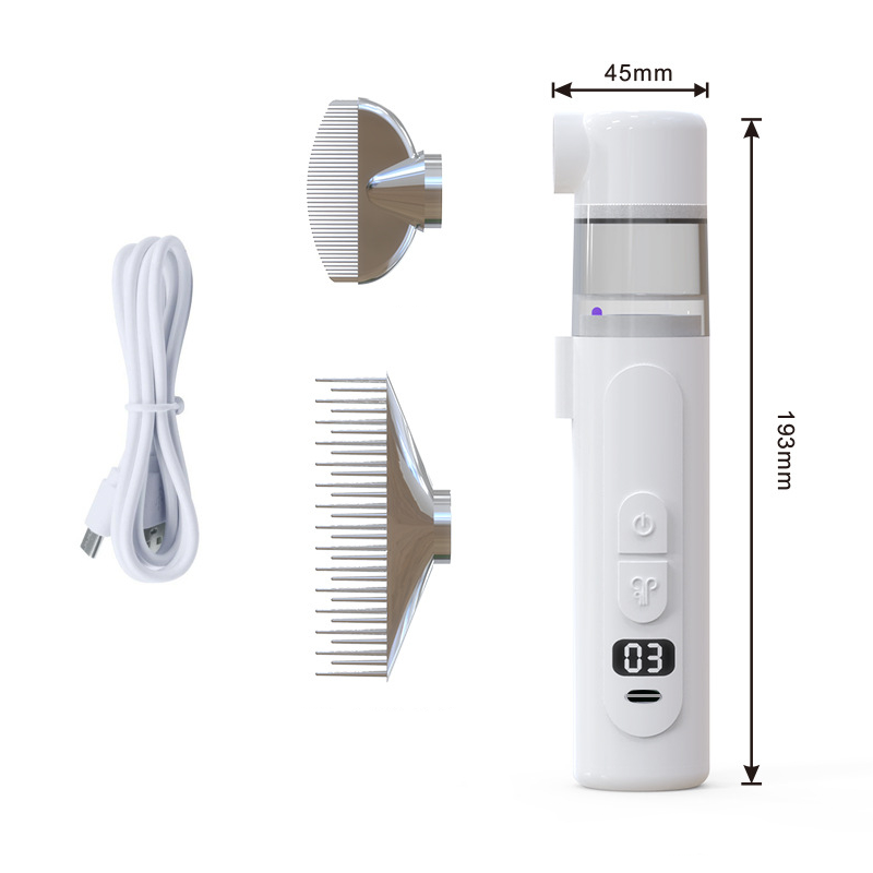 ☀️ Summer Deal! Elektrische kam – verwijdert losse haren en klitten, zacht voor huid en vacht.