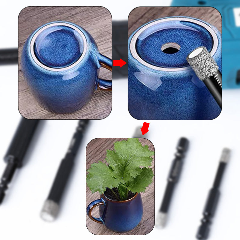🎁 50% KORTING & 😍 Hot deal! Zeskant-schachtboortjes voor marmer / tegels / steen