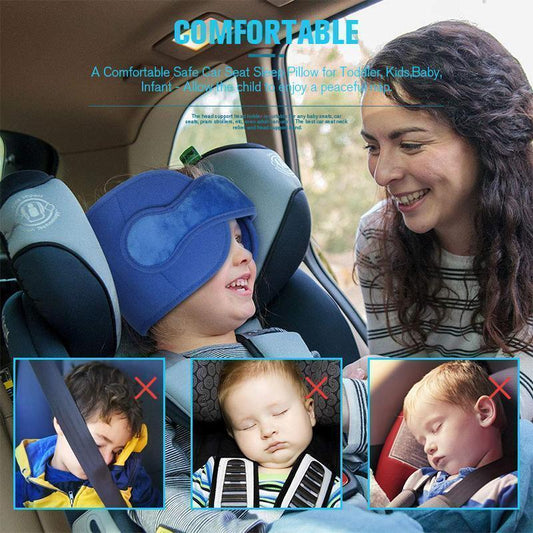 🚗 Auto slaap hoofdsteunband – ondersteunt hoofd en nek, comfortabel slapen onderweg.