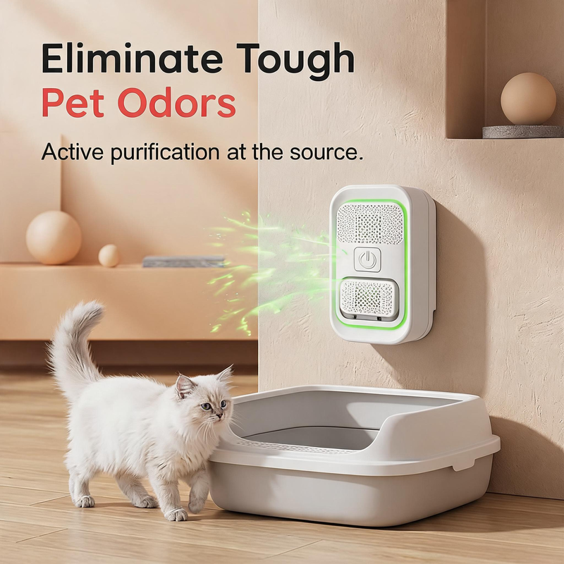 ⚡ Mini negatieve ionen luchtreiniger – plug-in, stil en verwijdert pollen, stof en geuren.