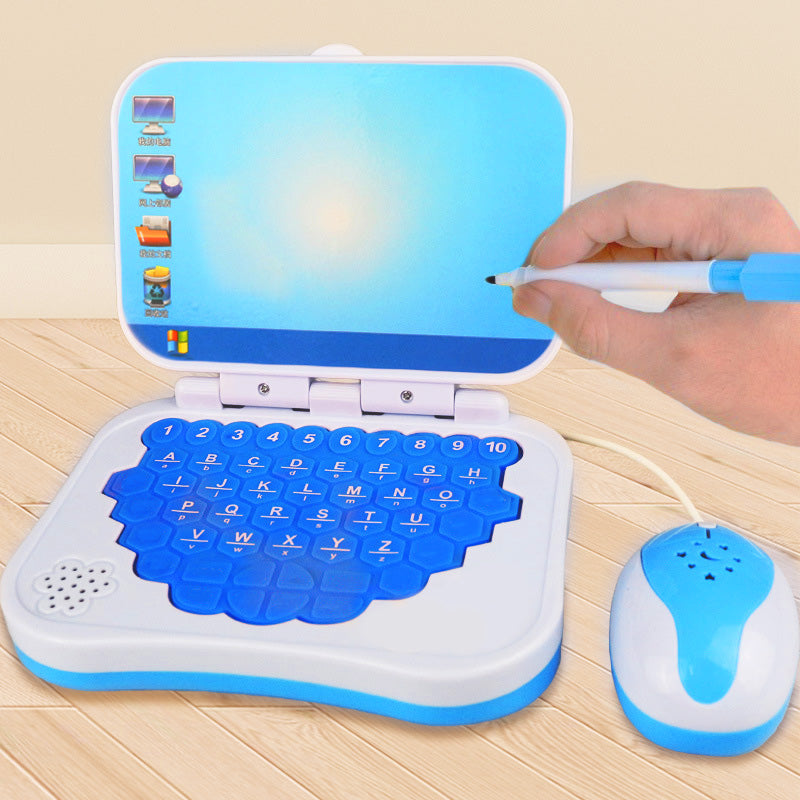 🧒 Tweetalige leercomputer voor baby's en peuters – speels leren van woorden, klanken en muziek.