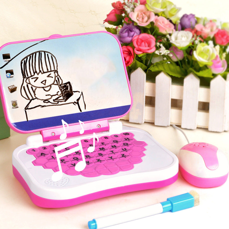 🧒 Tweetalige leercomputer voor baby's en peuters – speels leren van woorden, klanken en muziek.