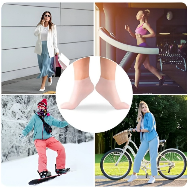Silicone Gel Moisturizing Socks
