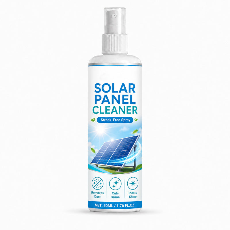 ☀️ Summer Deal! Reinigingsspray voor zonnepanelen – stofvrij, streepvrij en veilig voor alle panelen.