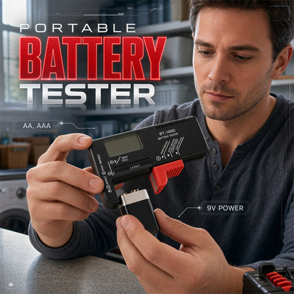 🔋📟 50% KORTING! Alsof je een waarzegger voor batterijen hebt die in 1 seconde vertelt of ze nog leven! Digitaal, compact, en je gooit nooit meer een goede batterij weg.